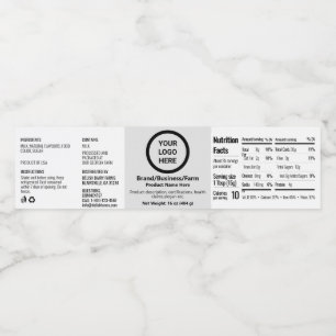 Custom Nutrition Facts Ingredient Prime Food Label