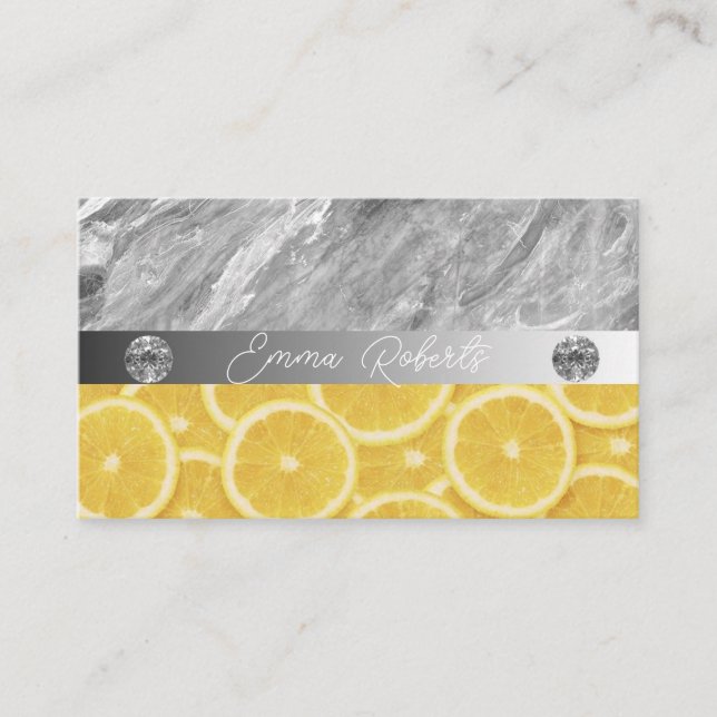 Custom Nutrition Therapist for Professional Image  Business Card (Front)