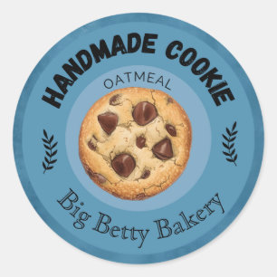 Custom Oatmeal Cookie Labels   Personalised