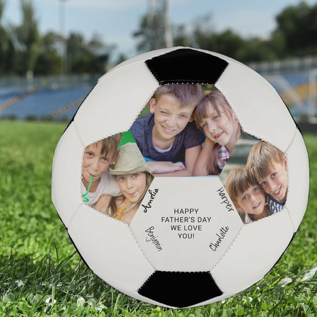 Custom Occasion 3 Photo Signed Soccer Ball (Creator Uploaded)