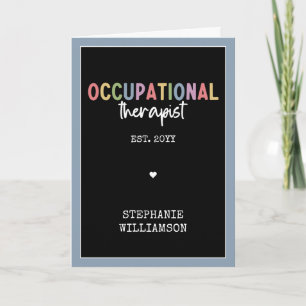Custom Occupational Therapist OT Gifts Card