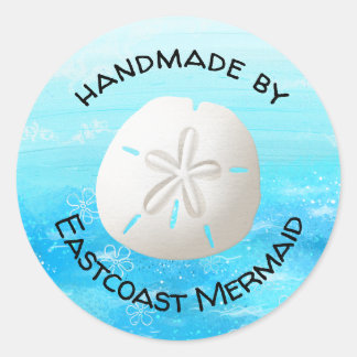 Custom Ocean design Classic Round Sticker