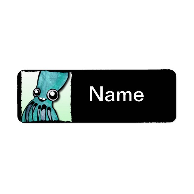 Custom Octopus Name Label (Front)