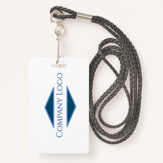 Custom Office Badge ID Badge (Front with Lanyard)