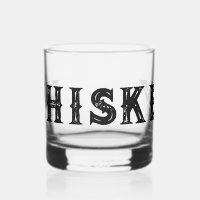 Custom old fashioned design whisky glass gift