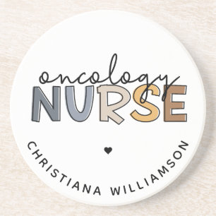 Custom Oncology Nurse Oncology RN Gifts Coaster