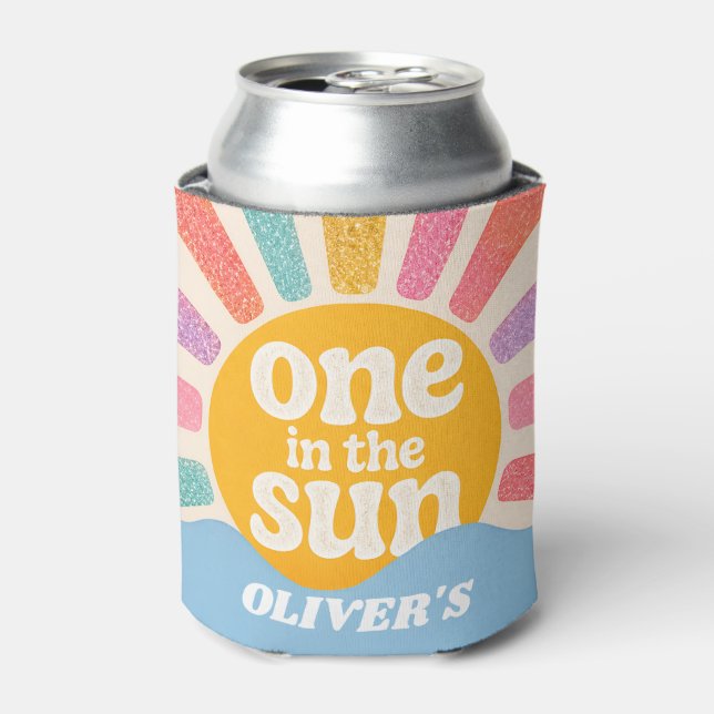 Custom One in the Sun Can Cooler with Name (Can Front)