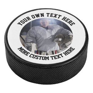 Custom One of a Kind Personalised Hockey Puck