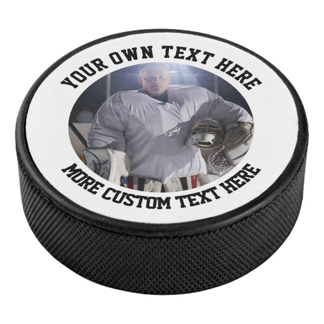 Custom One of a Kind Personalised Hockey Puck (3/4)