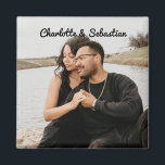 Custom One Of A Kind Personalised Photo Magnet<br><div class="desc">Add your own photos or art and text -  unique customised personalised magnet from Ricaso</div>