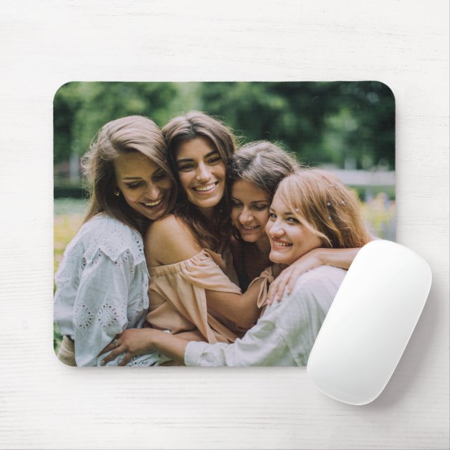 Custom One Photo Mousepad (With Mouse)