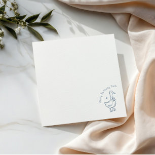 Custom One Silly Goose,Preppy First Birthday Napkin