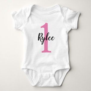 Custom One Year Baby Bodysuit