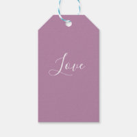 Custom Opera Mauve Solid Colour Minimalist Wedding