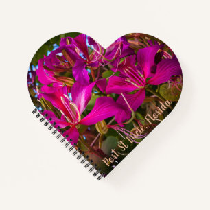 Custom "Orchid Tree" Spiral Notebook