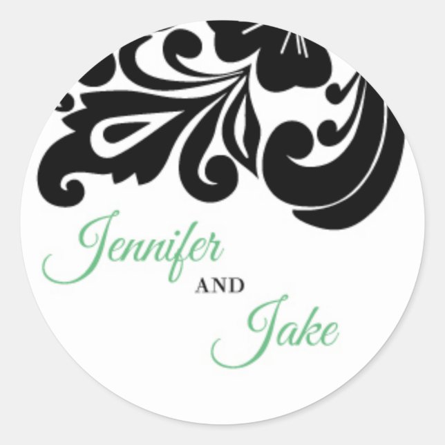 Custom Order - Jenn Classic Round Sticker (Front)