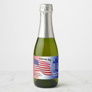 Custom Order, Veterans Day Mini Beverage Labels