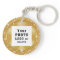 Custom Ordered Black and Gold Keychain