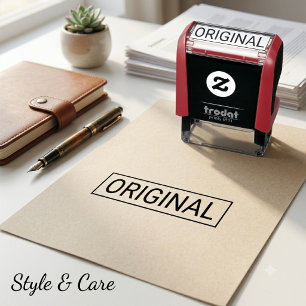 Custom Original Text Self Inking Stamp for Office