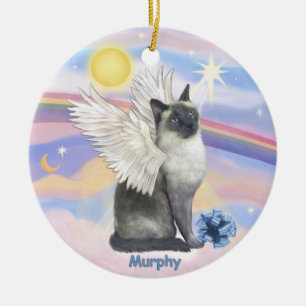 CUSTOM ORNAMENT "Murphy" (Siamese Blue Point)-R