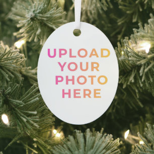 Custom Ornament   Photo, Name & Family Keepsake