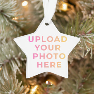 Custom Ornament   Photo, Name & Family Keepsake