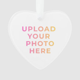 Custom Ornament   Photo, Name & Family Keepsake