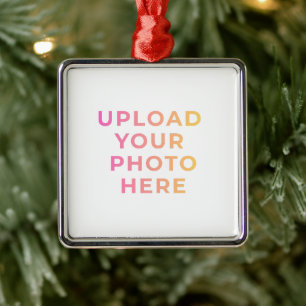 Custom Ornament   Photo, Name & Family Keepsake