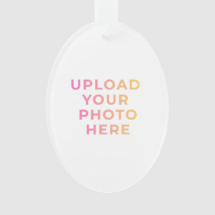 Custom Ornament   Photo, Name & Family Keepsake