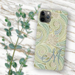 Custom Ornate Chic Pastel Paisley Floral Pattern Case-Mate iPhone Case<br><div class="desc">Beautiful contemporary pastel blue violet, pale lime green, soft taupe brown and mauve coloured Paisley flowers, swirls and vines pattern. With room to customise or personalise with monogram or initial of your choice. Ornate, funky, modern and whimsical hipster design for the fancy and elegant artistic fashionista or artsy fashion diva,...</div>