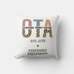 Custom OTA Occupational Therapy Assistant Gifts  Cushion