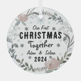 Custom Our First Christmas Ornament