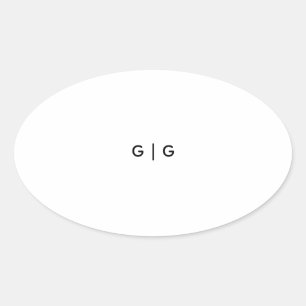 Custom Oval Stickers, Format: Sheet of Stickers, S Sticker