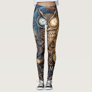 Custom Owl Designed Leggings