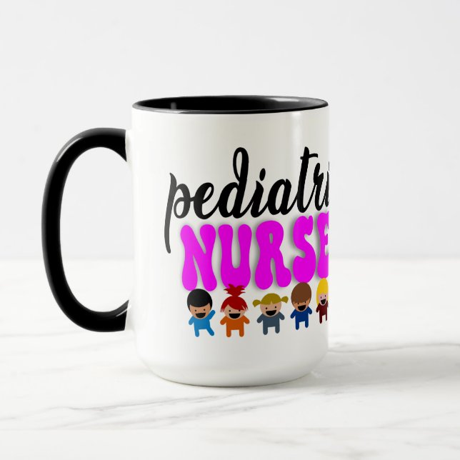 Custom Paediatrics Nurse Mug (Left)