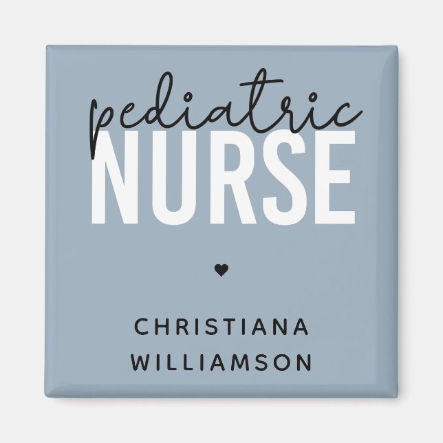 Custom Paediatrics Nurse Peds Nurse Appreciation Magnet (Front)