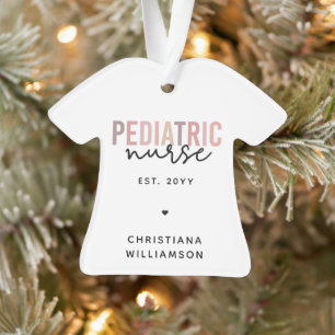 Custom Paediatrics Nurse PEDS Nurse Paediatrics Nu Ornament