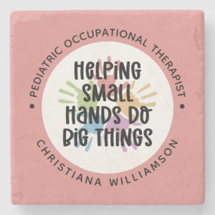 Custom Paediatrics OT Occupational Therapist Gifts Stone Coaster