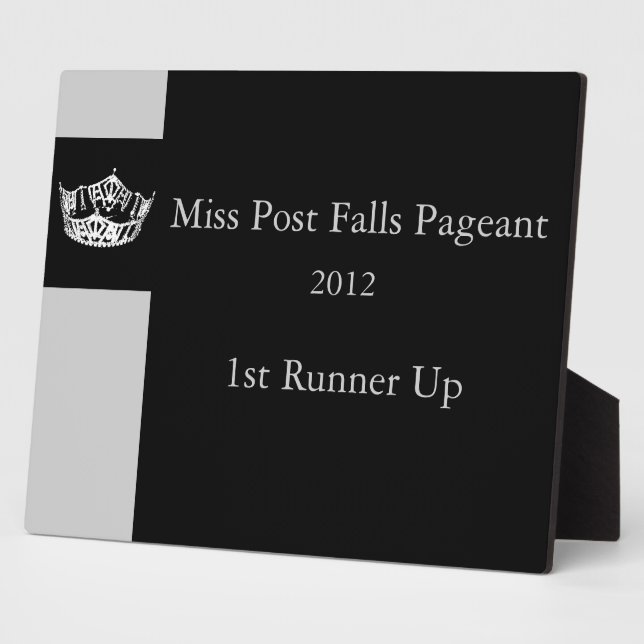 Custom Pageant Awards Plaque (Side)