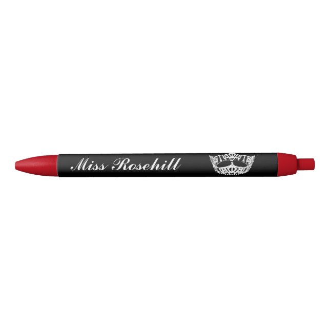 Custom Pageant Crown Ink Pen (Front)