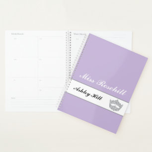 Custom Pageant Crown Notebook Planner