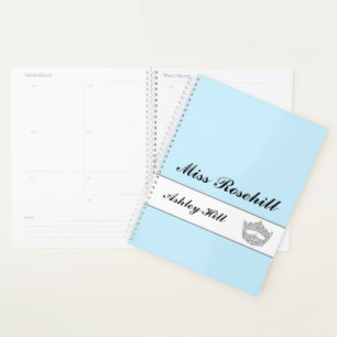 Custom Pageant Crown Notebook Planner