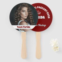 Custom Pageant Fan Wavers - Double Sided 10-Pack