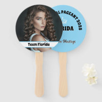 Custom Pageant Fan Wavers - Double Sided 10-Pack