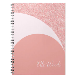Custom Pageant Workbook - Rose Gold Glitz Notebook