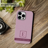 Custom Pale Lavender Purple Pastel Pink Polka Dot