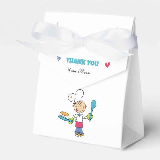 Custom Pancake Party Gift Box for Kids (Front Side)