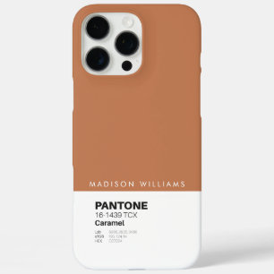 Custom Pantone Personalised Name Colour Block iPhone 16 Pro Max Case