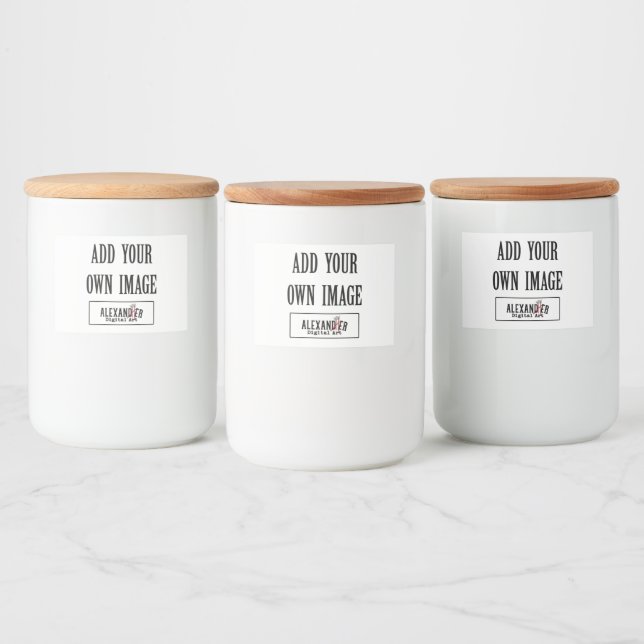 Custom Pantry Canister Food Label (Bottles)