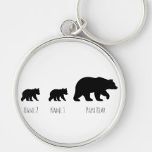 Custom Papa Bear Baby Bear Name
